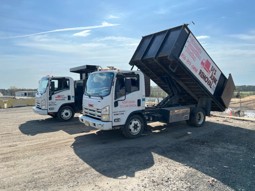 DJs junk removal trucks